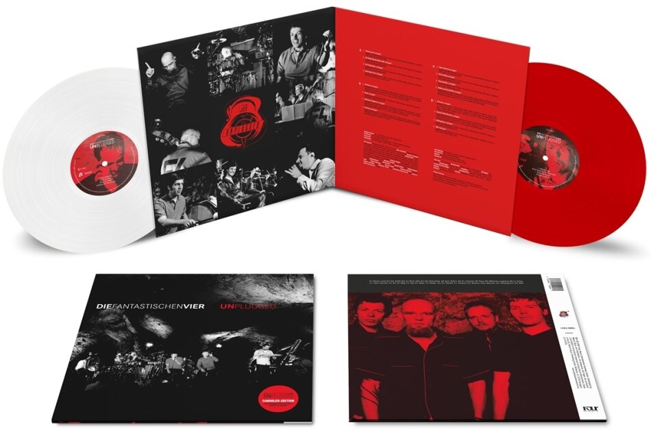 Die Fantastischen Vier - MTV Unplugged 2025 Reissue, Sammler Edition, Rot/Weisses Vinyl, 2 LPs