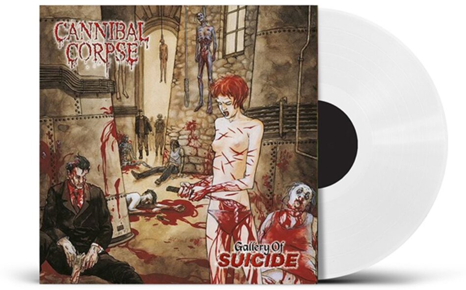 Cannibal Corpse - Gallery Of Suicide 2026 Reissue, pHD Exclusive, White Vinyl, LP