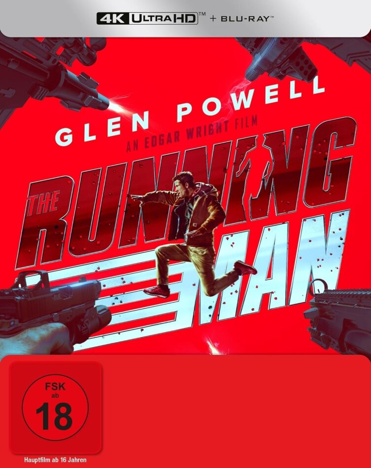 The Running Man (2025) Édition Limitée, Steelbook, 4K Ultra HD + Blu-ray