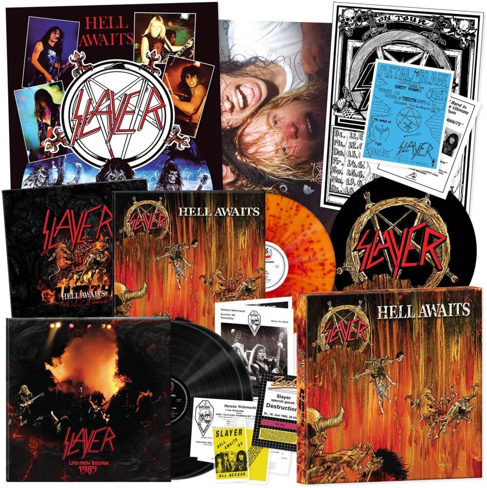 Slayer - Hell Awaits 2026 Reissue, Sony, 40th Anniversary Edition, 3 LPs