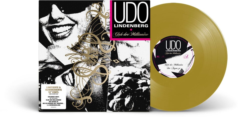 Udo Lindenberg - Club Der Millionäre 2025 Edition, Polydor, Gold Vinyl, 10" Maxi
