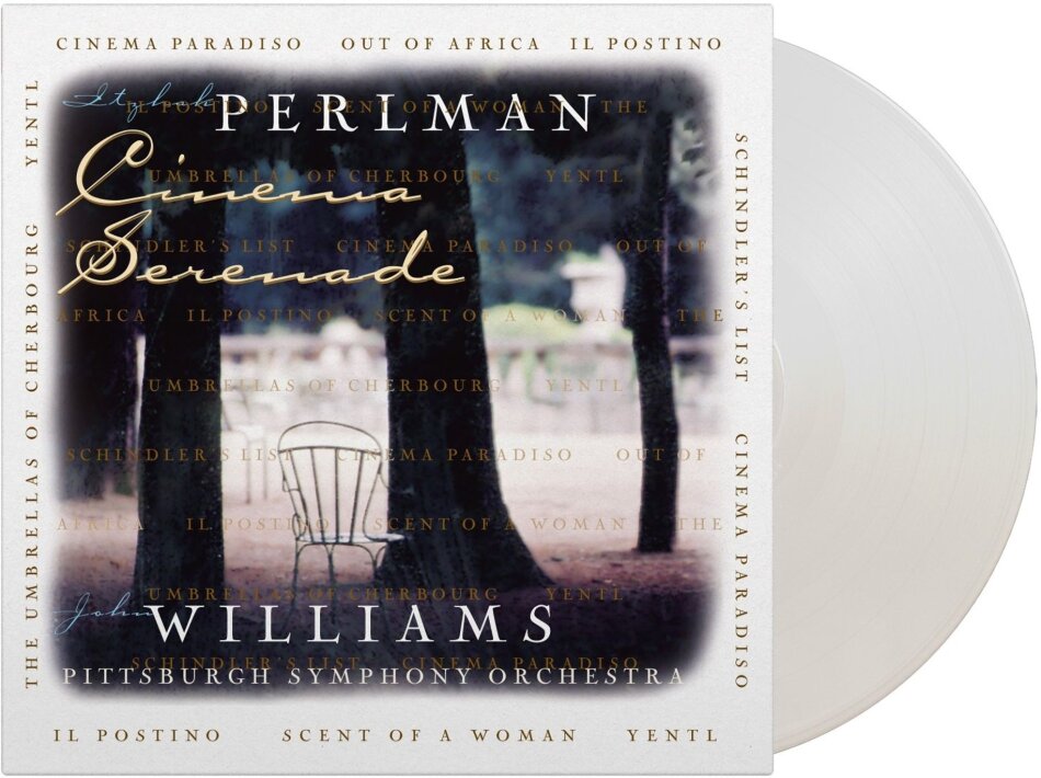 Itzhak Perlman & John Williams (*1932) (Komponist/Dirigent) - Cinema Serenade Music On Vinyl, Colored, LP