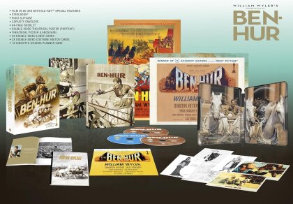 Ben-Hur (1959) (Limited Collector's Edition, Steelbook, 2 4K Ultra HDs + Blu-ray)