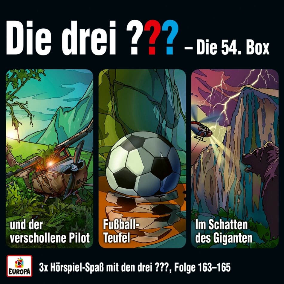 Die Drei ??? - 54. Box (Folgen 163 - 165) 3 CDs