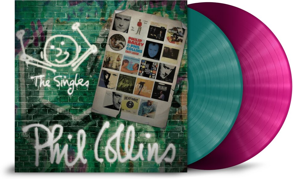 Phil Collins - The Singles 2026 Reissue, Rhino, 140 Gramm, Magenta & Green Vinyl, 2 LPs