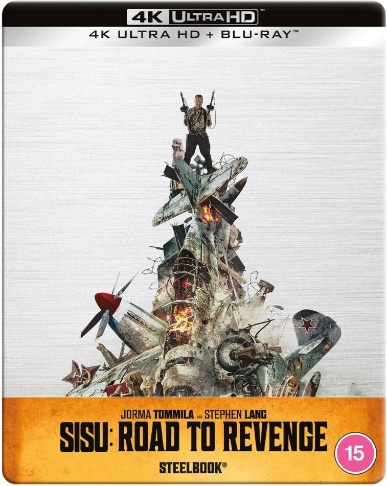 Sisu: Road to Revenge (2025) Edizione Limitata, Steelbook, 4K Ultra HD + Blu-ray