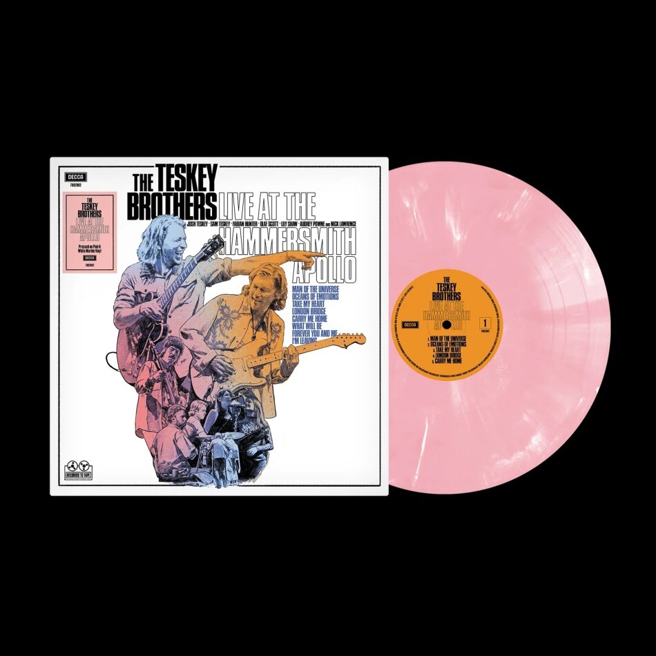 The Teskey Brothers - Live at The Hammersmith Apollo Limited Edition, White/Red Opaque Vinyl, LP
