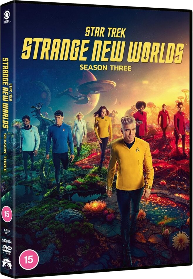 Star Trek: Strange New Worlds - Season 3 4 DVDs