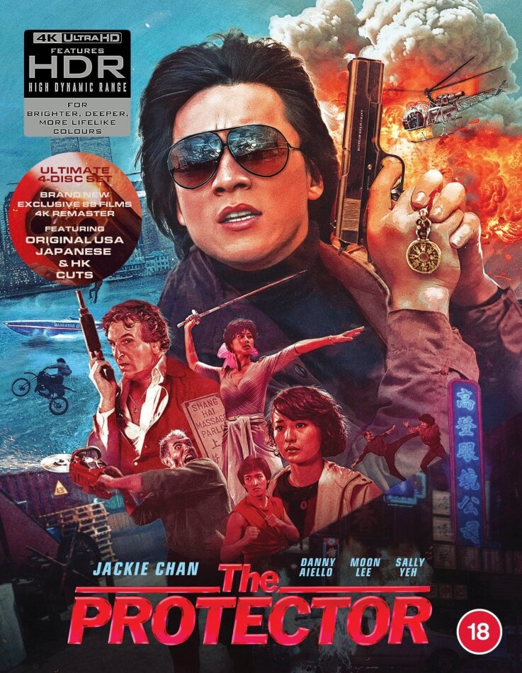 The Protector (1985) Deluxe Edition, Limited Edition, 2 4K Ultra HDs + 2 Blu-rays
