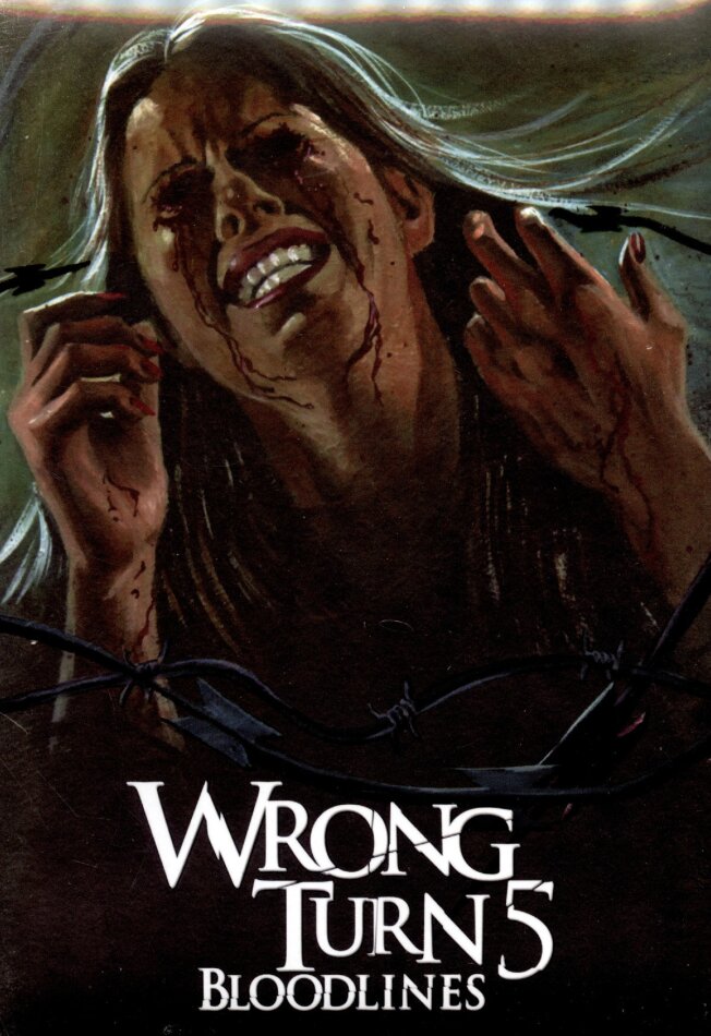 Wrong Turn 5: Bloodlines (2012) Cover B, Wattiert, Édition Limitée, Mediabook, Uncut, 4K Ultra HD + Blu-ray