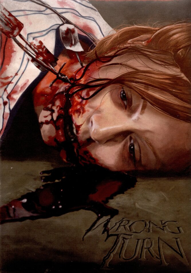 Wrong Turn (2003) Cover F, Wattiert, Limited Edition, Mediabook, Uncut, 4K Ultra HD + Blu-ray