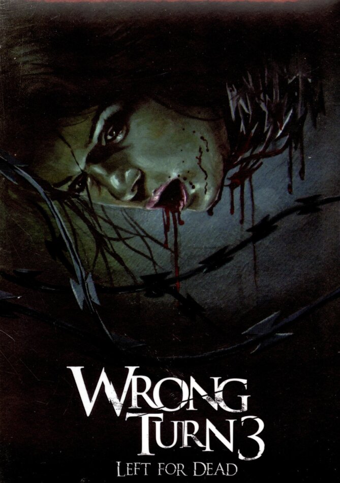 Wrong Turn 3: Left for Dead (2009) Cover B, Wattiert, Limited Edition, Mediabook, Uncut, 4K Ultra HD + Blu-ray