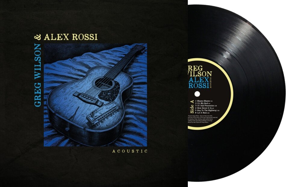 Alex Rossi & Greg Wilson - Acoustic Second Records, LP
