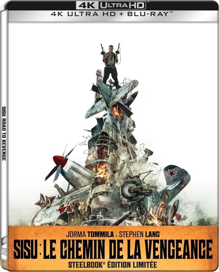 Sisu: Le chemin de la vengeance - Sisu 2 (2025) Limited Edition, Steelbook, 4K Ultra HD + Blu-ray