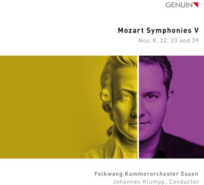 Folkwang Kammerorchester Essen, Wolfgang Amadeus Mozart (1756-1791) & Johannes Klumpp - Symphonies V - Nos. 8, 22, 23 and 39