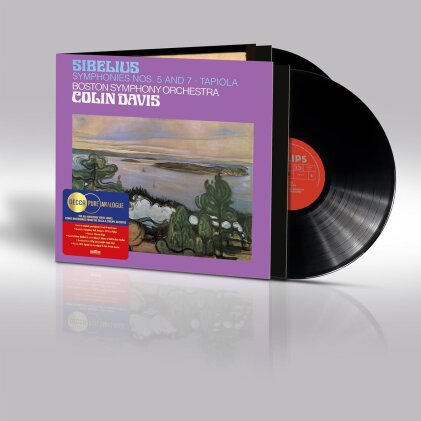 Boston Symphony Orchestra, Jean Sibelius (1865-1957) & Sir Colin Davis - Symphonies 5 & 7 / Tapiola (Decca Pure Analogue, Decca, 2026 Reissue, 2 LPs)