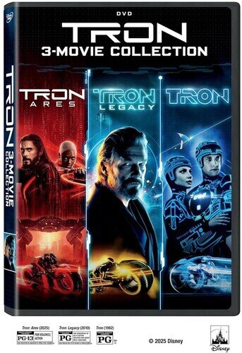 Tron (1982) / Tron Legacy (2010) / Tron: Ares (2025) - 3-Movie-Collection 3 DVD