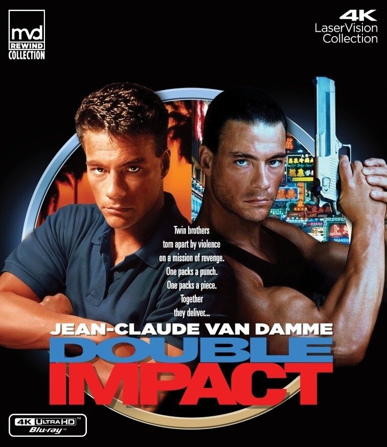 Double Impact (1991) MVD Rewind Collection, 4K LaserVision Collection, 4K Ultra HD + Blu-ray