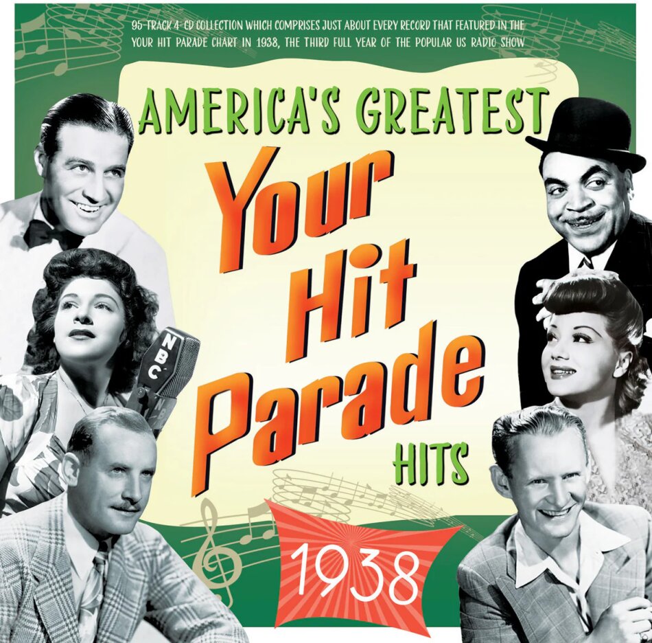 America's Greatest Your Hit Parade Hits 1938 4 CDs