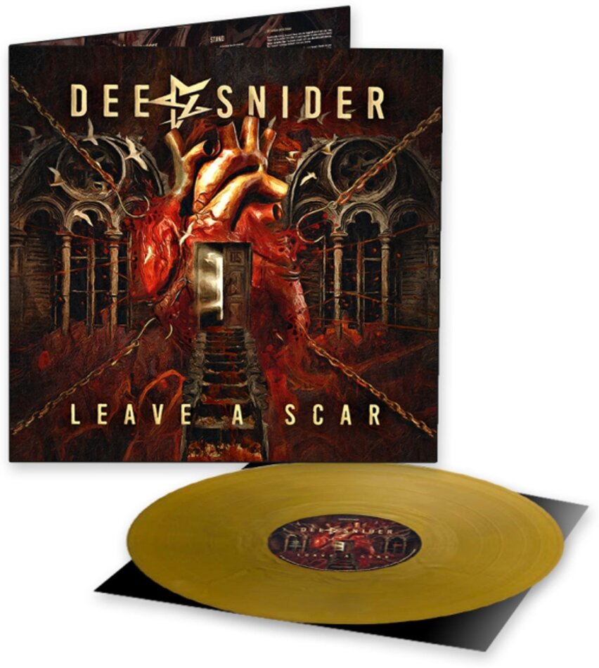 Dee Snider (Twisted Sister) - Leave A Scar 2025 Reissue, Indie Exclusive, Napalm, Gold Vinyl, LP