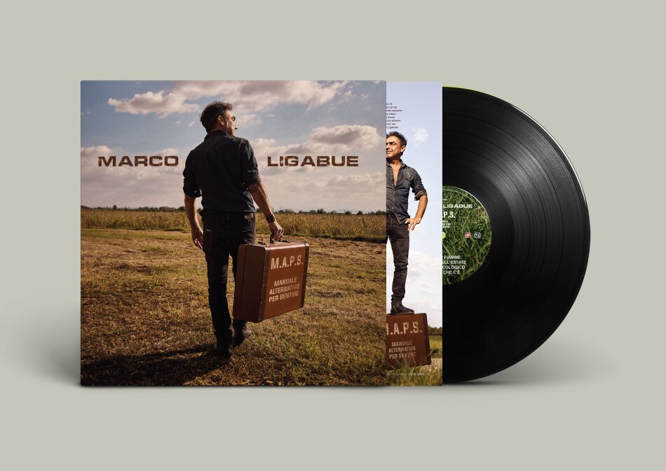 Marco Ligabue - M.A.P.S. Autografato, Numerato, Limited Edition, LP
