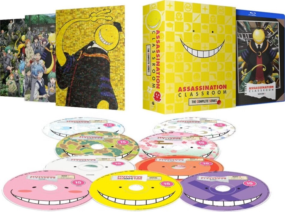 Assassination Classroom - The Complete Series Edizione Limitata, 9 Blu-ray