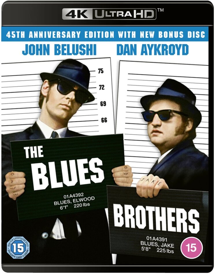 The Blues Brothers (1980) Édition 45ème Anniversaire, 4K Ultra HD + Blu-ray
