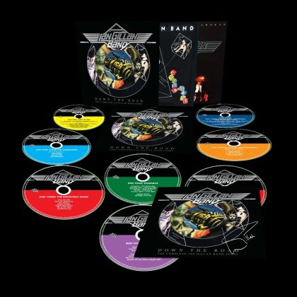 Ian Gillan (Deep Purple) - Down The Road: The Complete Ian Gillan Band Story (Autographed, Star Signed, Deluxe Edition, 8 CDs)