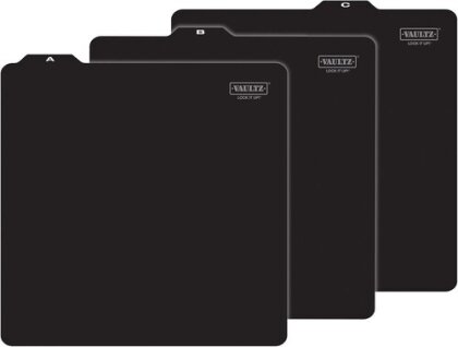 Vaultz 12 Vinyl Lp Divider Cards A-Z Guides Blk