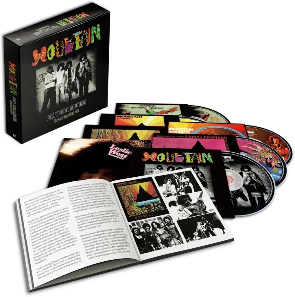 Mountain - Don't Look Around: The Recordings 1969-1974 Boxset, Esoteric, 7 CDs