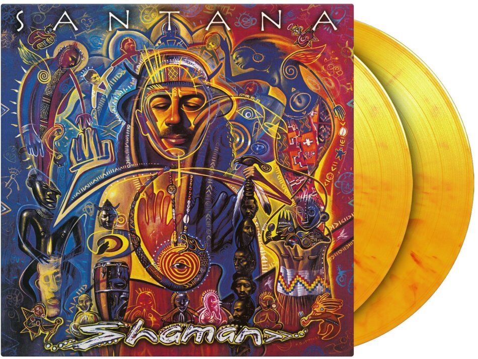 Santana - Shaman 2026 Reissue, Music On Vinyl, Yellow, Red & Orange Marbled Vinyl, 2 LPs