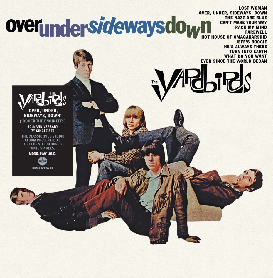 The Yardbirds - Over Under Sideways Down 2026 Reissue, Demon Records, 6 12" Maxis