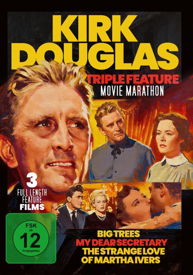 Kirk Douglas - Triple Feature Movie Marathon