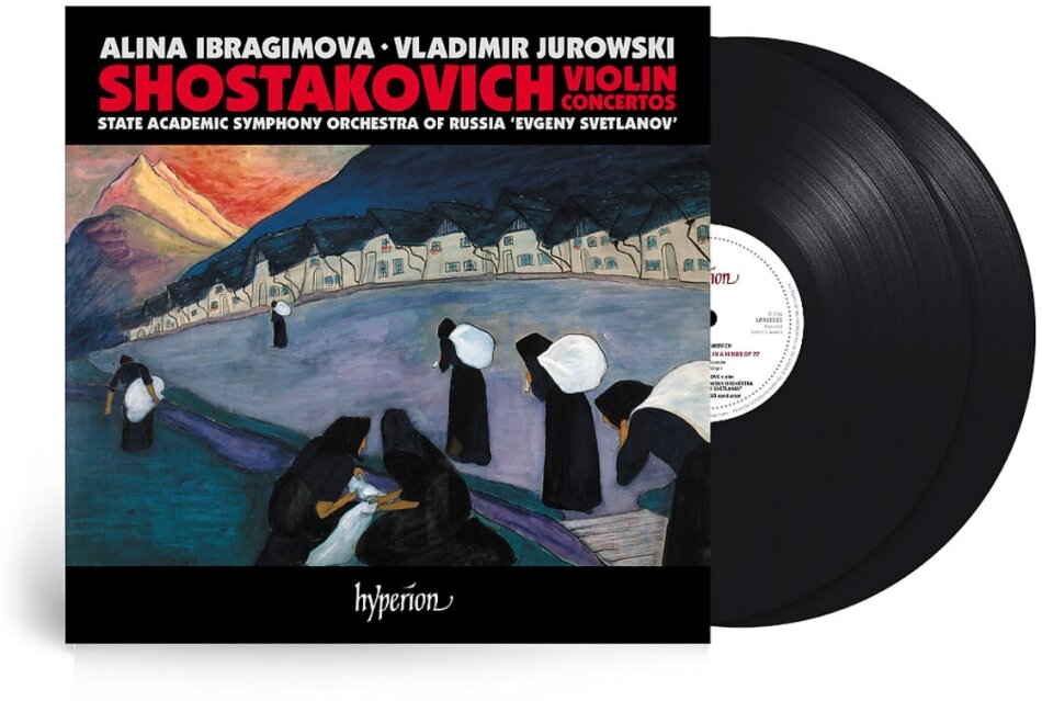 Dimitri Schostakowitsch (1906-1975), Vladimir Jurowski (1915-1972), Alina Ibragimova & State Academic Symphony Orchestra of Russia "Evgeny Svetlanov" - Violin Konzerte 2 LPs