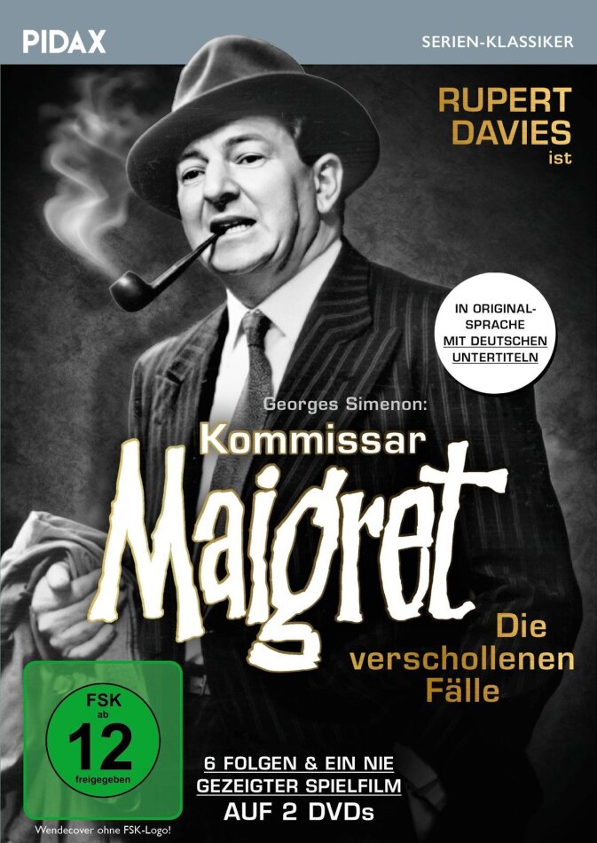Kommissar Maigret - Die verschollenen Fälle Pidax Serien-Klassiker, b/w, 2 DVDs