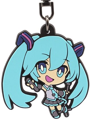 Porte-clefs PVC - Chibi Hatsune Miku - Vocalo&iuml;d - 5.8 cm