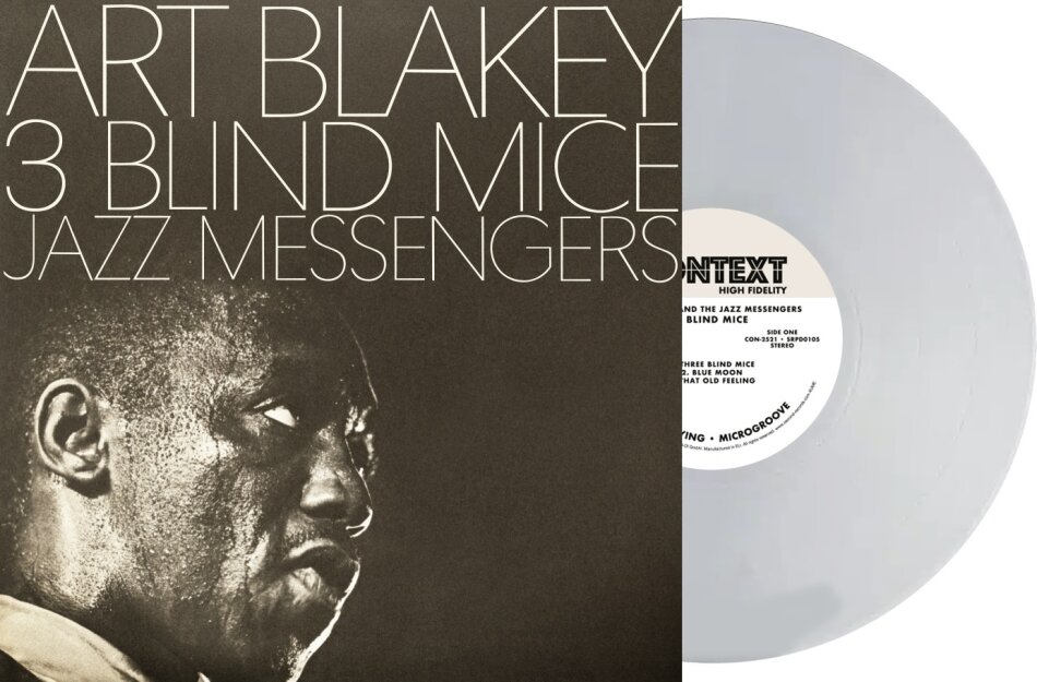 Art Blakey - Three Blind Mice 2026 Reissue, Second Records, Deluxe Edition, Clear Vinyl, LP