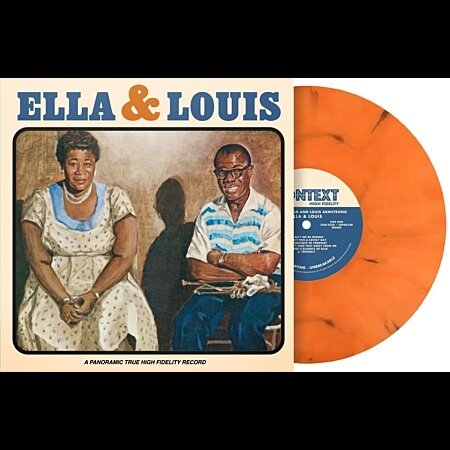 Ella Fitzgerald & Louis Armstrong - Ella & Louis 2026 Reissue, Second Records, Deluxe Edition, Orange Marble Vinyl, LP