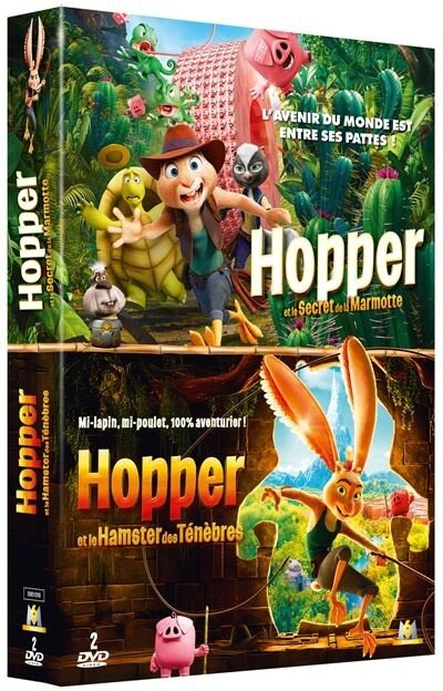 Hopper et le hamster des ténèbres (2022) / Hopper et le secret de la marmotte (2025) 2 DVD
