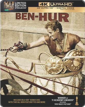 Ben-Hur (1959) (Limited Edition, Steelbook, 2 4K Ultra HDs + Blu-ray)