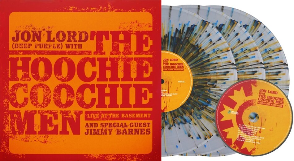 Jon Lord - Live At The Basement 2026 Reissue, Indie Edition, Reissued Sounds, Deluxe Edition, Crystal Splatter Vinyl, 3 LPs + CD