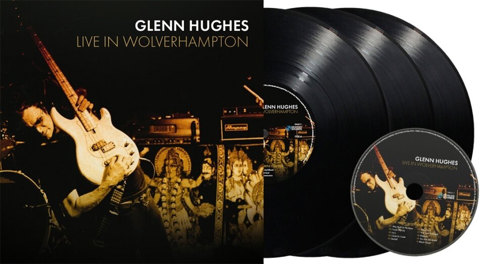 Glenn Hughes - Live In Wolverhampton 2026 Reissue, Reissued Sounds, 3 LPs + CD