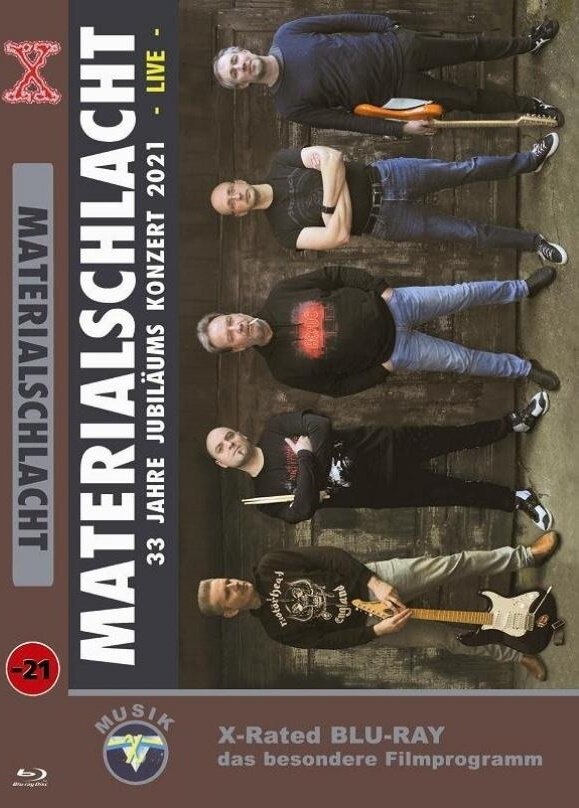 Materialschlacht - 33 Jahre Jubiläums Konzert 2021 - Live Grosse Hartbox, Cover A, Limited Edition