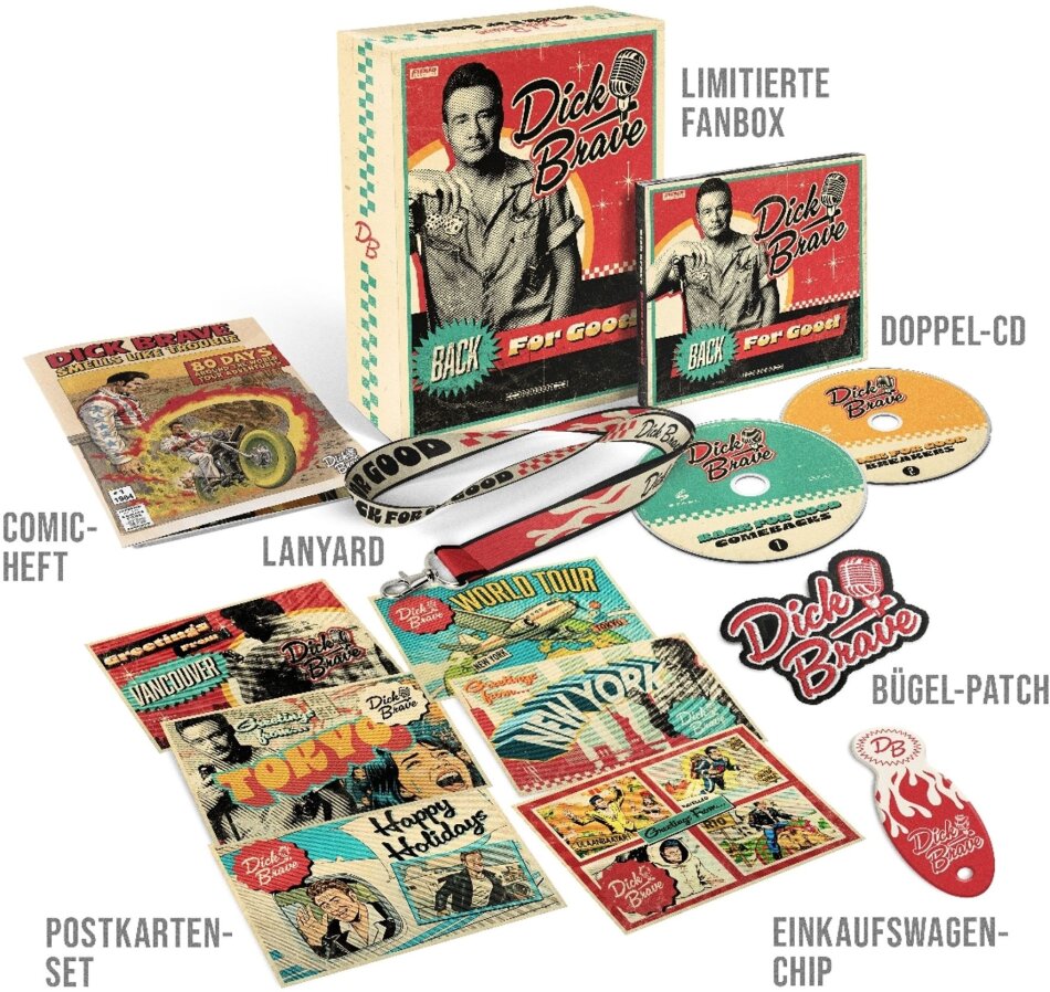 Dick Brave - Back for Good Fanbox, 2 CDs