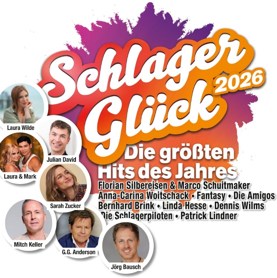 Schlager Glück 2026 - Die Hits Des Jahres 2 CDs