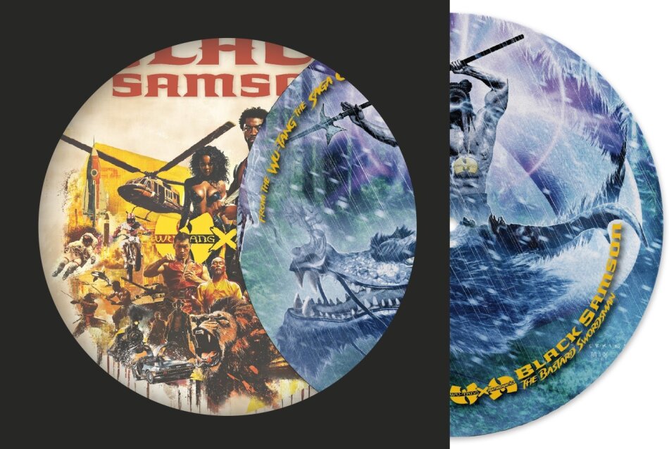 Wu-Tang Clan & Mathematics - Black Samson - The Bastard Swordsman (From The Wu-Tang The Saga Continues Collection) Zurich Edition, Picture Disc, LP