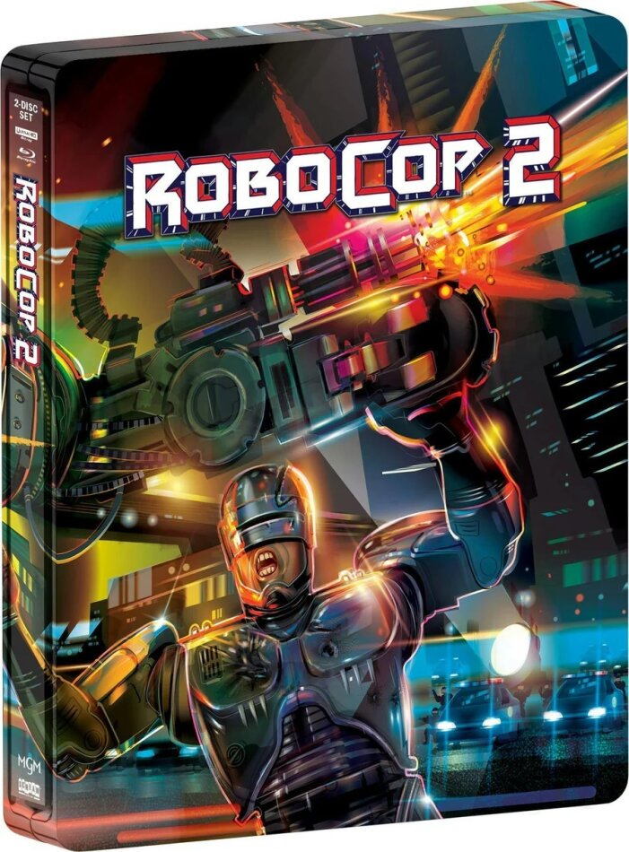 RoboCop 2 (1990) Limited Edition, Steelbook, 4K Ultra HD + Blu-ray