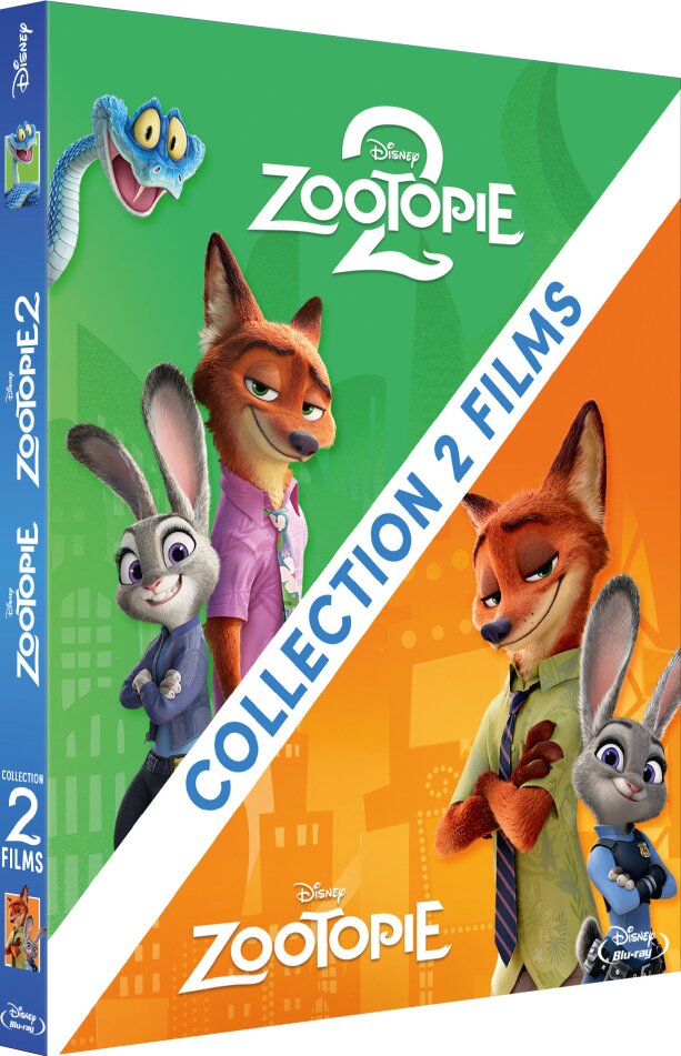 Zootopie (2016) / Zootopie 2 (2025) - Collection 2 Films 2 Blu-ray