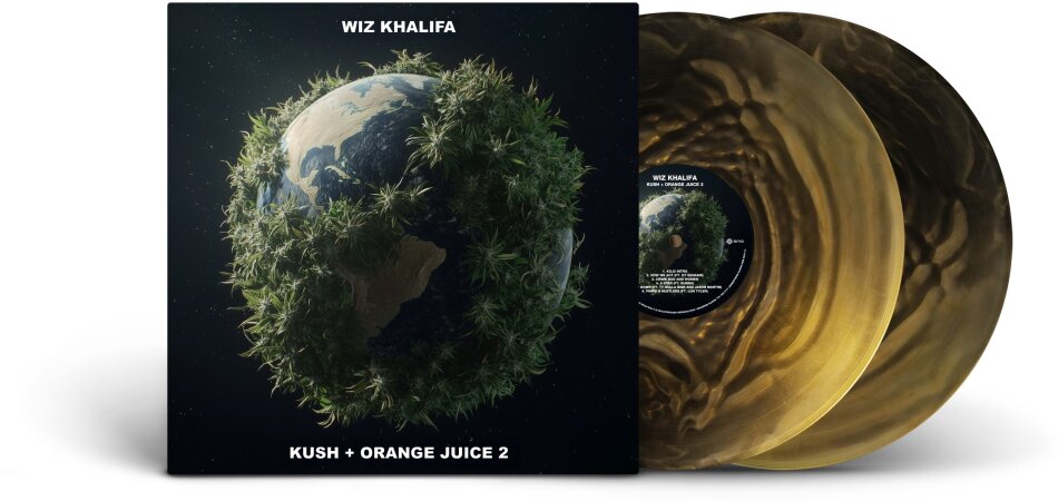 Wiz Khalifa - Kush + Orange Juice 2 Black & Gold Vinyl, 2 LPs