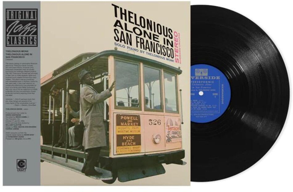 Thelonious Monk - Alone In San Francisco 2026 Reissue, Original Jazz Classics Series, Concord Records, Limited Edition, LP